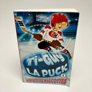 Livre pour enfants Hockey "Ti-Guy La Puck" Premiers romans jeunesse 6-10 ans